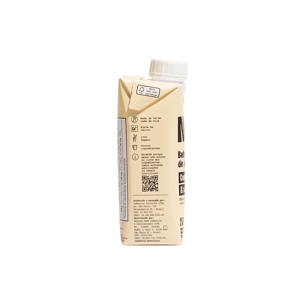 Bebida Vegetal De Aveia To Go Sabor Baunilha Ml Nude Nude
